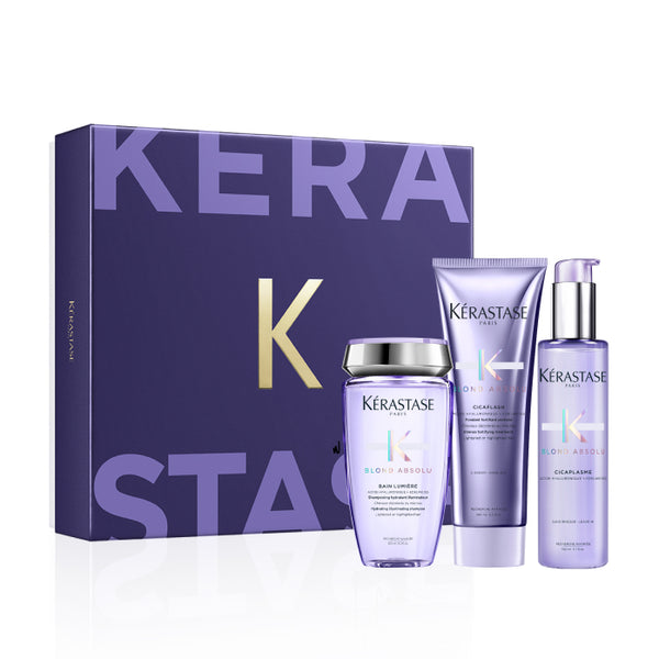 Image d'un coffret des fêtes de produit de beauté Kérastase Paris, de chez La Suite Claudio Coiffure. 