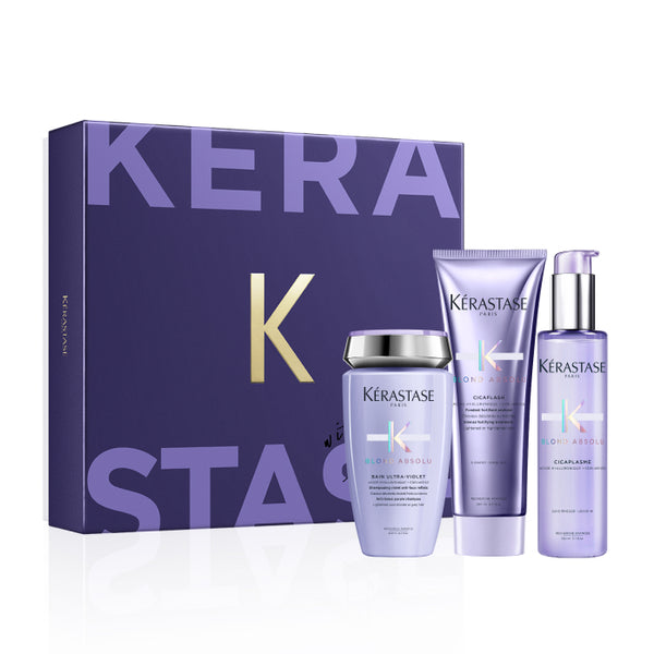 Image d'un coffret des fêtes de produit de beauté Kérastase Paris, de chez La Suite Claudio Coiffure. 