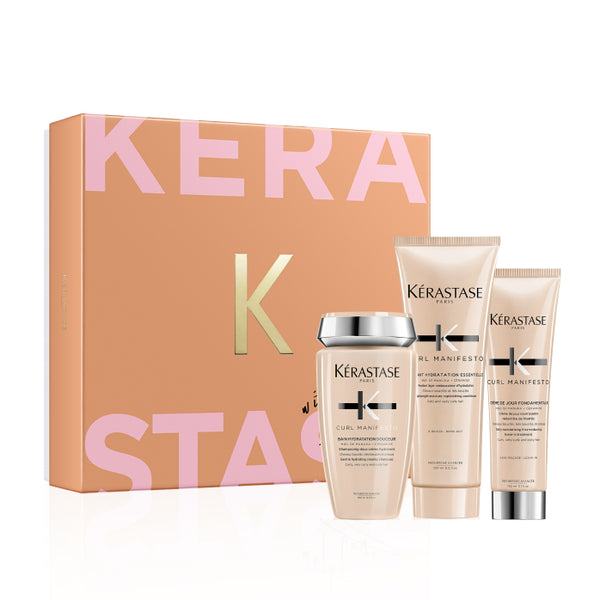 Image d'un coffret des fêtes de produit de beauté Kérastase Paris, de chez La Suite Claudio Coiffure. 