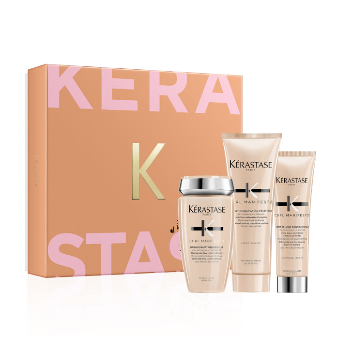 Image d'un coffret des fêtes de produit de beauté Kérastase Paris, de chez La Suite Claudio Coiffure. 
