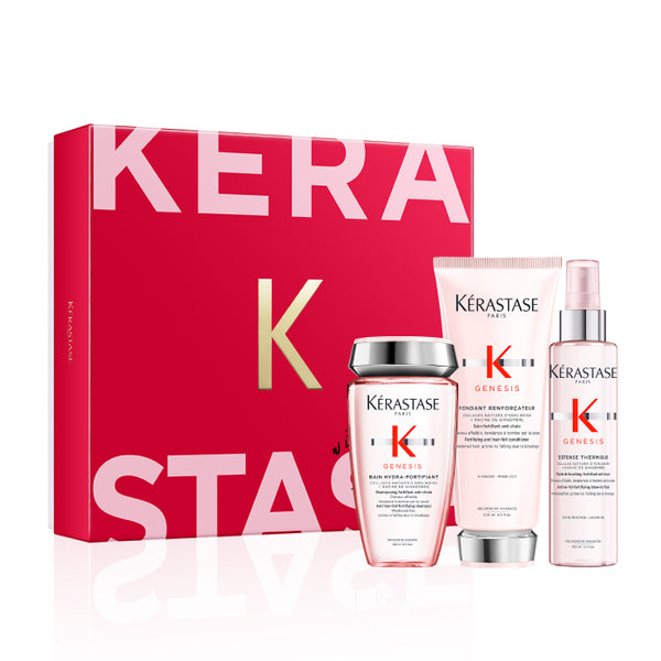 Image d'un coffret des fêtes de produit de beauté Kérastase Paris, de chez La Suite Claudio Coiffure. 
