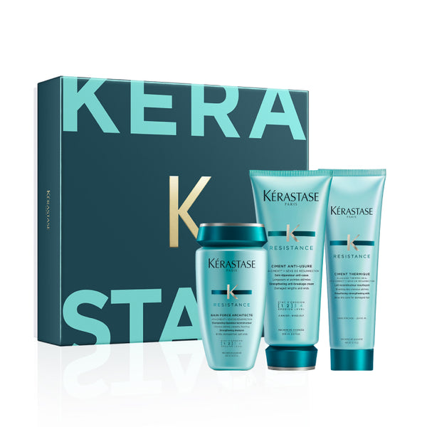 Image d'un coffret des fêtes de produit de beauté Kérastase Paris, de chez La Suite Claudio Coiffure. 