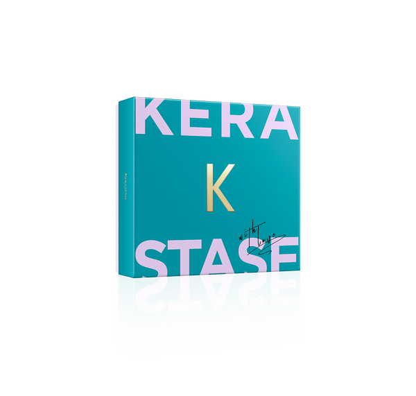 Image d'un coffret de produit de beauté Kérastase Paris, de chez La Suite Claudio Coiffure. 