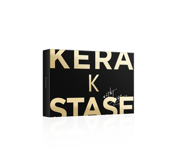 Image d'un coffret des fêtes de produit de beauté Kérastase Paris, de chez La Suite Claudio Coiffure. 