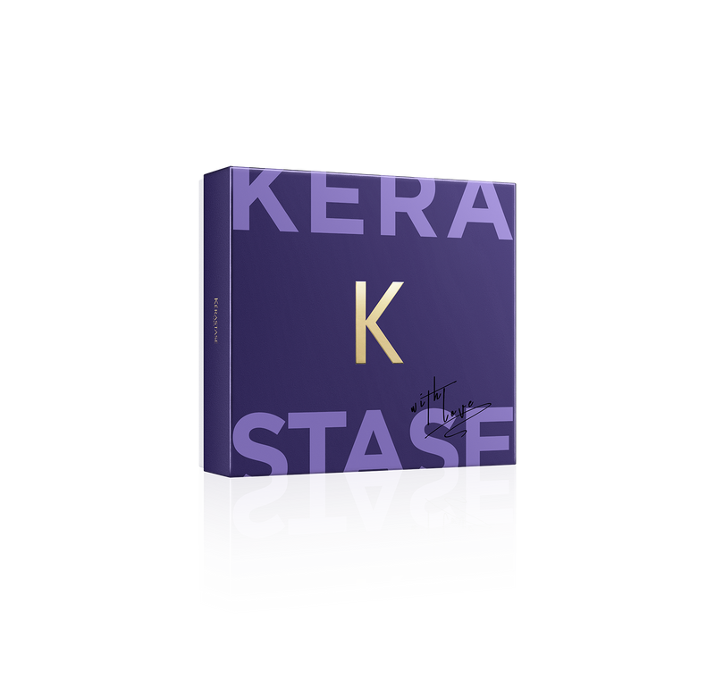 Image d'un coffret des fêtes de produit de beauté Kérastase Paris, de chez La Suite Claudio Coiffure. 