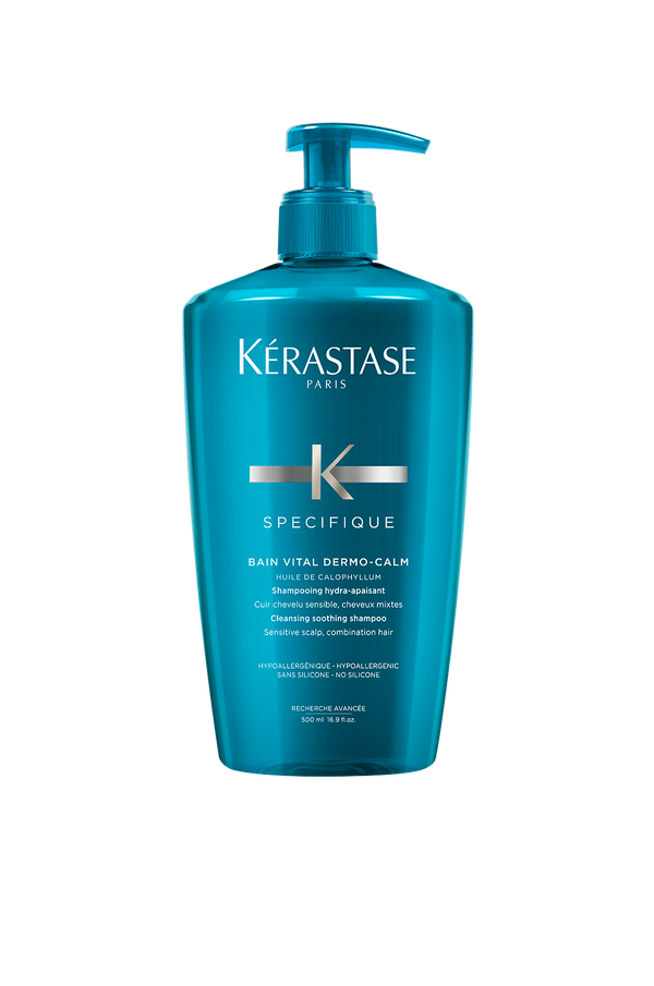 Produit specifique bain vital dermo-calm Kérastase Paris de La Suite Claudio Coiffure, salon de beauté à St-Jérome